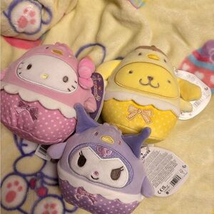 Squishmallows easter plushies 3 pack